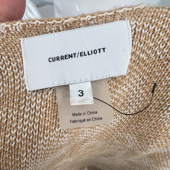 Current Elliott The Oversized Cardigan Camel Cream Leopard Print Nursing Size L - Picture 8 of 10